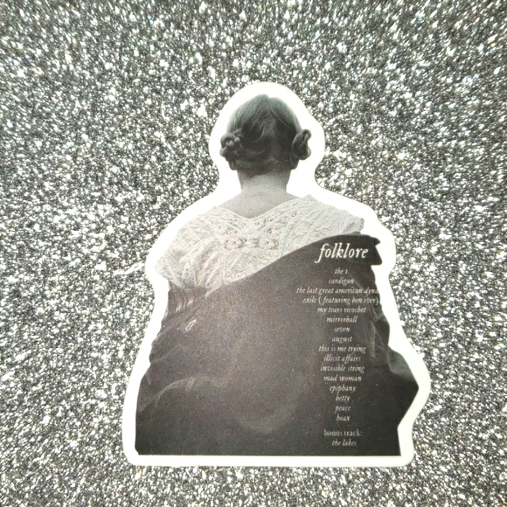 10/$10 Taylor Swift FOLKLORE Waterproof Sticker